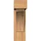 Ekena Millwork Thorton Block Smooth Bracket w/ Offset Brace, Western Red Cedar, 5 1/2"W x 14"D x 18"H BKT0604X14X18THR05SWR - alternate 4